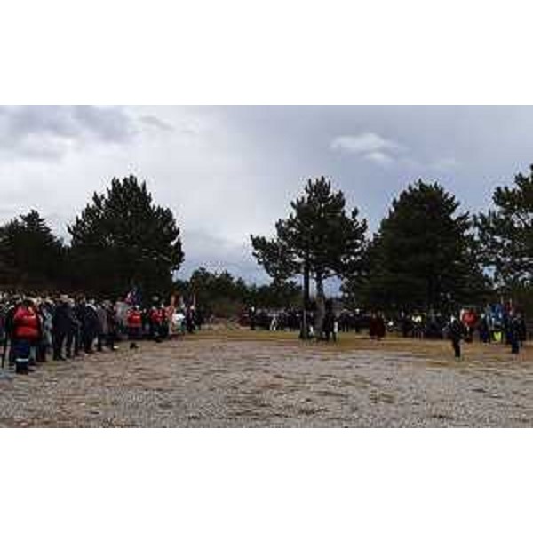 La cerimonia a Basovizza - La cerimonia a Basovizza 