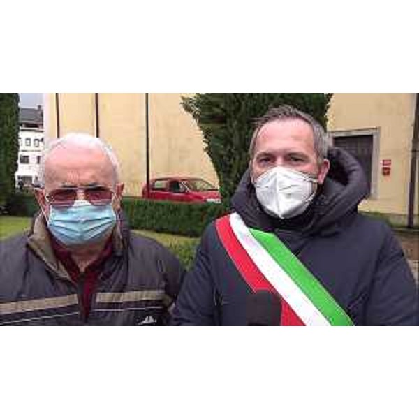 Angelo Macor e il sindaco di Codroipo, Fabio Marchetti - Angelo Macor e il sindaco di Codroipo, Fabio Marchetti
