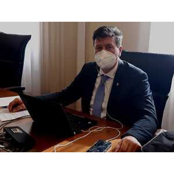 Il presidente della II Commissione, Alberto Budai (Lega) - Il presidente della II Commissione, Alberto Budai (Lega)