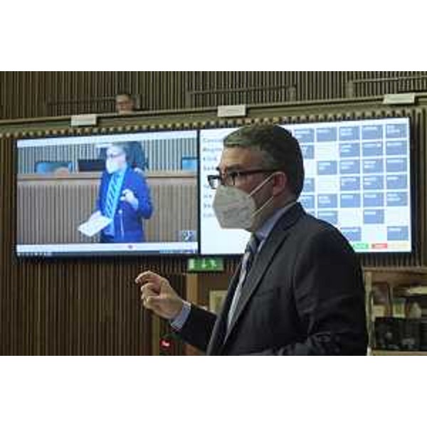 L'intervento in Aula dell'assessore regionale alla Funzione pubblica Pierpaolo Roberti - L'intervento in Aula dell'assessore regionale alla Funzione pubblica Pierpaolo Roberti