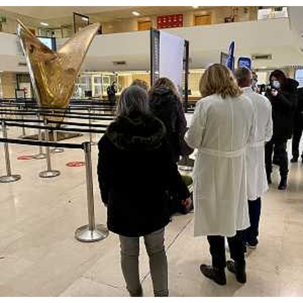 L'avvio della campagna vacciale per il Covid-19 a favore dei dipendenti dell'Università di Udine. - L'avvio della campagna vacciale per il Covid-19 a favore dei dipendenti dell'Università di Udine.