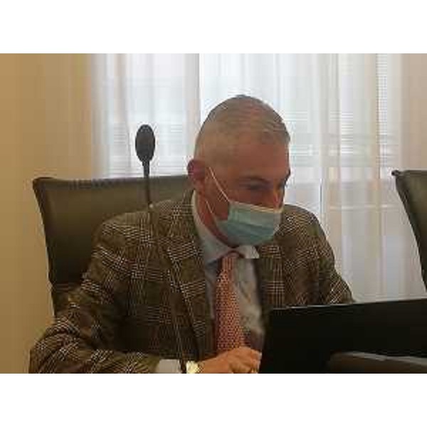 Il presidente della I Commissione, Alessandro Basso (FdI) - Il presidente della I Commissione, Alessandro Basso (FdI)