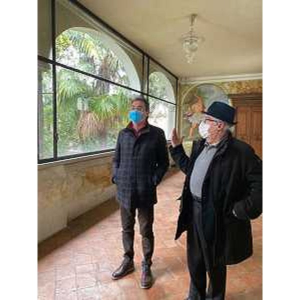 L'assessore regionale alle Infrastrutture e territorio, Graziano Pizzimenti, con monsignor Sergio Di Giusto, direttore dell'ufficio amministrativo dell'Arcidiocesi di Udine - L'assessore regionale alle Infrastrutture e territorio, Graziano Pizzimenti, con monsignor Sergio Di Giusto, direttore dell'ufficio amministrativo dell'Arcidiocesi di Udine