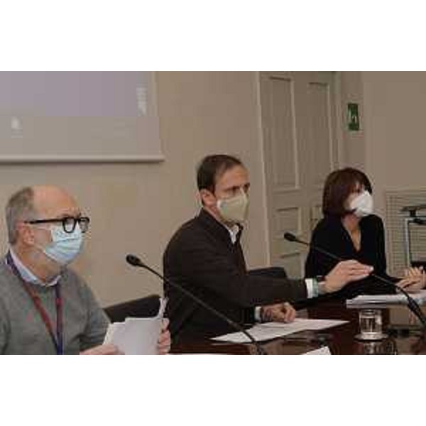Il governatore Massimiliano Fedriga assieme al vice Riccardo Riccardi e all'assessore Alessia Rosolen - Il governatore Massimiliano Fedriga assieme al vice Riccardo Riccardi e all'assessore Alessia Rosolen