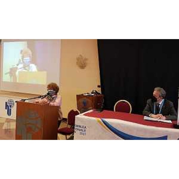 L'assessore regionale allo Sport Tiziana Gibelli interviene all'assemblea Federvolley a Carvignano - L'assessore regionale allo Sport Tiziana Gibelli interviene all'assemblea Federvolley a Carvignano