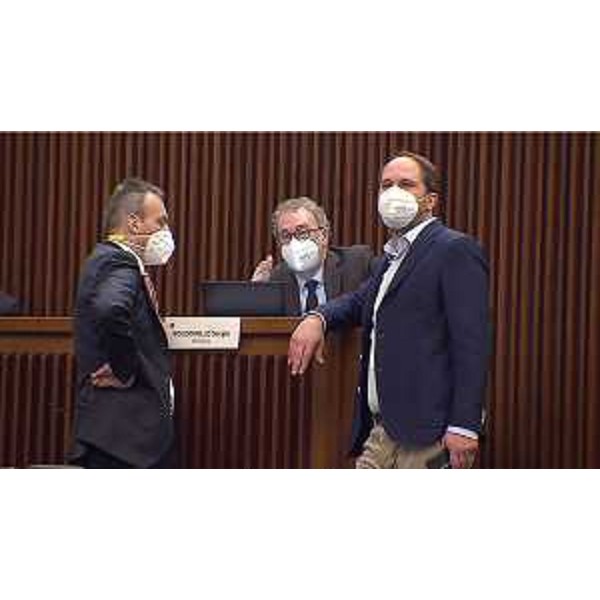 Francesco Russo, Sergio Bolzonello e Cristiano Shaurli (Pd) - Francesco Russo, Sergio Bolzonello e Cristiano Shaurli (Pd)