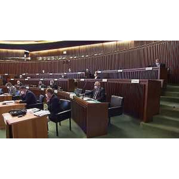 Aula durante lavori - Aula durante lavori