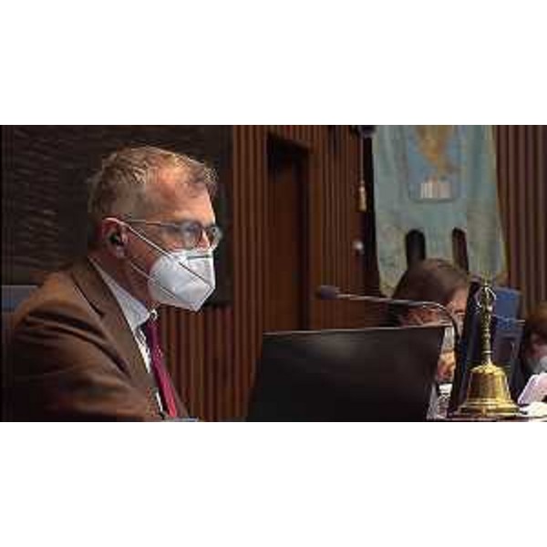 Il presidente Zanin in Aula - Il presidente Zanin in Aula