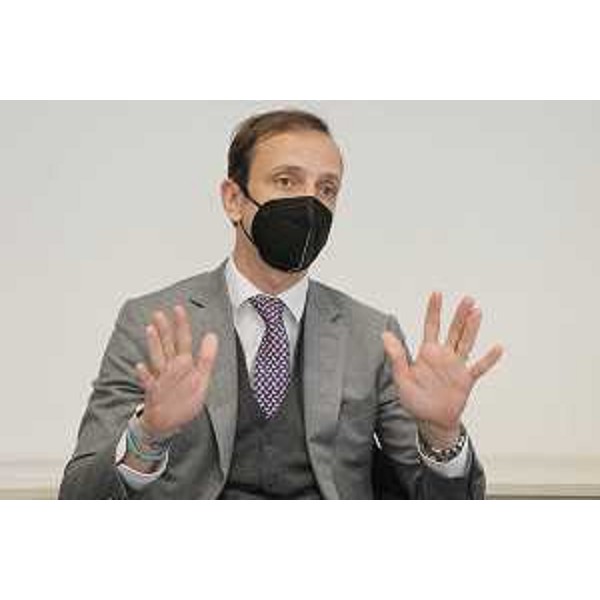 Il governatore del Friuli Venezia Giulia Massimiliano Fedriga - Il governatore del Friuli Venezia Giulia Massimiliano Fedriga