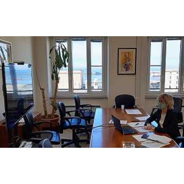 L'assessore regionale alle Finanze Barbara Zilli interviene in videoconferenza a inaugurazione Urban center a Trieste - L'assessore regionale alle Finanze Barbara Zilli interviene in videoconferenza a inaugurazione Urban center a Trieste 