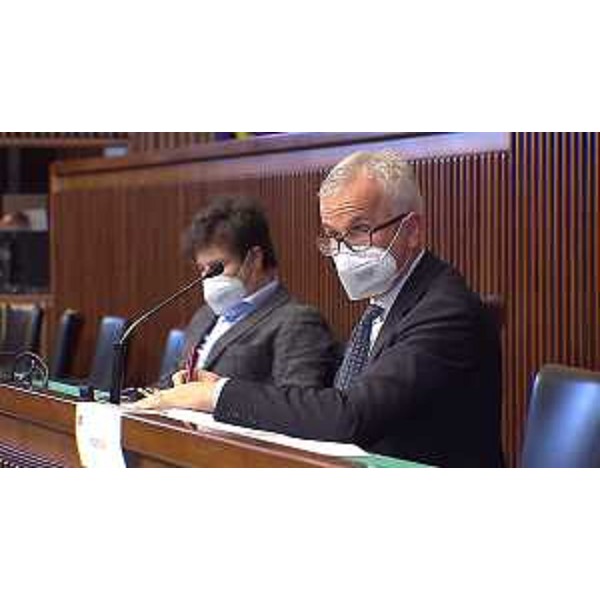 Il presidente della VI Commissione, Giuseppe Sibau (Progetto Fvg/Ar) - Il presidente della VI Commissione, Giuseppe Sibau (Progetto Fvg/Ar)