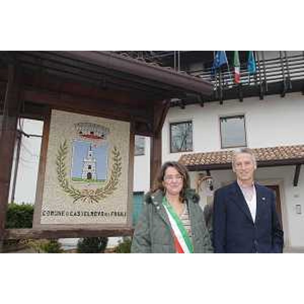 Riccardo Illy (Presidente Regione Friuli Venezia Giulia) in visita al Comune di Castelnovo del Friuli con il Sindaco Lara Maria De Michiel. (Castelnovo del Friuli 07/12/07)