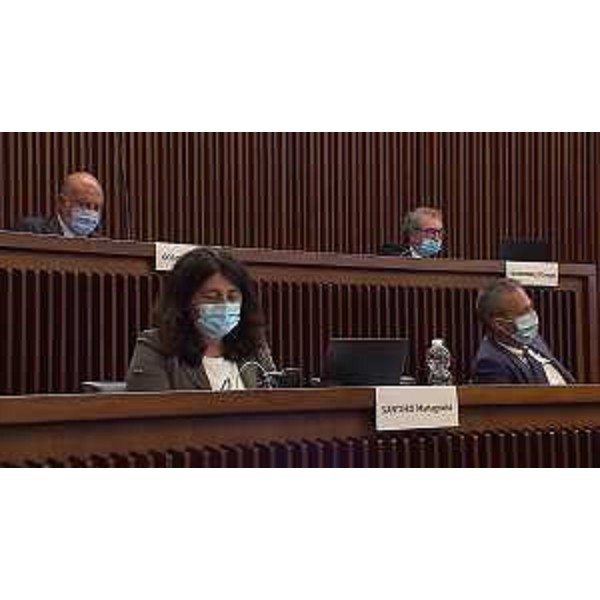 Alcuni consiglieri regionali del Pd in Aula - Alcuni consiglieri regionali del Pd in Aula