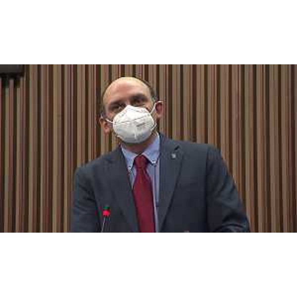 Il capogruppo del M5S, Cristian Sergo - Il capogruppo del M5S, Cristian Sergo