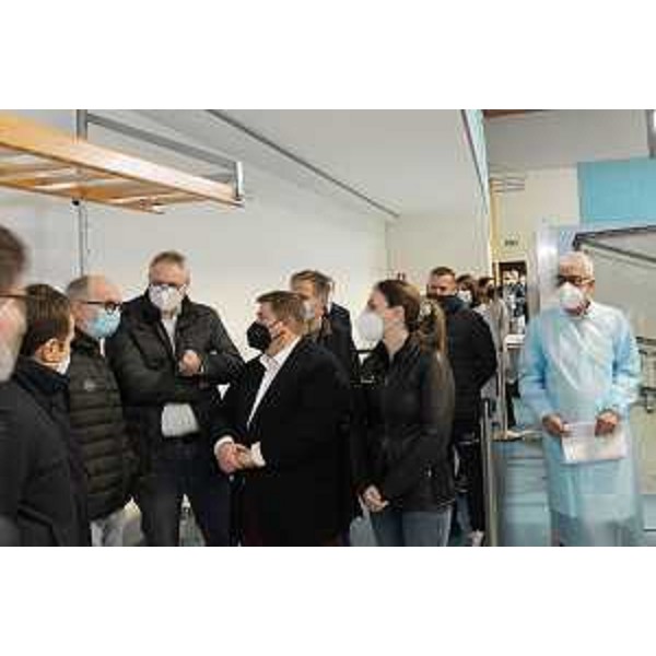 Il vicegovernatore con delega alla Salute, Riccardo Riccardi, con il sindaco di Latisana Daniele Galizio - Il vicegovernatore con delega alla Salute, Riccardo Riccardi, con il sindaco di Latisana Daniele Galizio