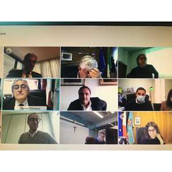 Lassessore regionale alle Attività produttive e turismo, Sergio Emidio Bini, in videoconferenza alla seduta della Commissione turismo e industria alberghiera della Conferenza delle Regioni. - Lassessore regionale alle Attività produttive e turismo, Sergio Emidio Bini, in videoconferenza alla seduta della Commissione turismo e industria alberghiera della Conferenza delle Regioni.