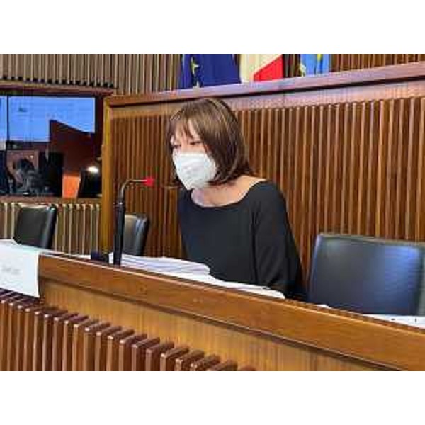 L'assessore regionale al Lavoro, Alessia Rosolen - L'assessore regionale al Lavoro, Alessia Rosolen