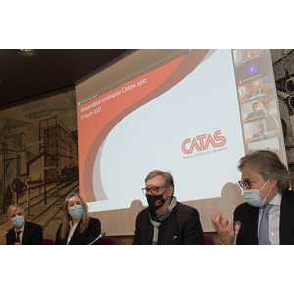 L'assessore regionale alle Attività produttive, Sergio Emidio Bini, all'assemblea del Catas. - L'assessore regionale alle Attività produttive, Sergio Emidio Bini, all'assemblea del Catas. 