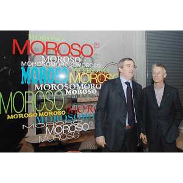 Riccardo Illy (Presidente Regione Friuli Venezia Giulia) alla presentazione del libro "Cavalicco Friuli Mondo", sulla storia dell'azienda-famiglia Moroso, a Cavalicco di Tavagnacco. (Cavalicco di Tavagnacco 14/12/07)