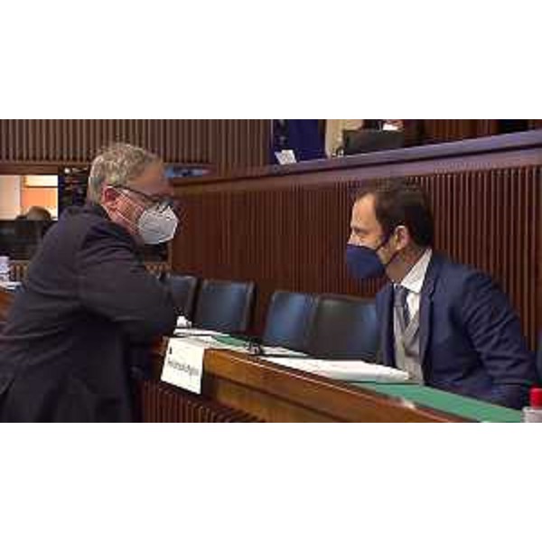 Mauro Bordin (Lega) con il governatore Massimiliano Fedriga - Mauro Bordin (Lega) con il governatore Massimiliano Fedriga