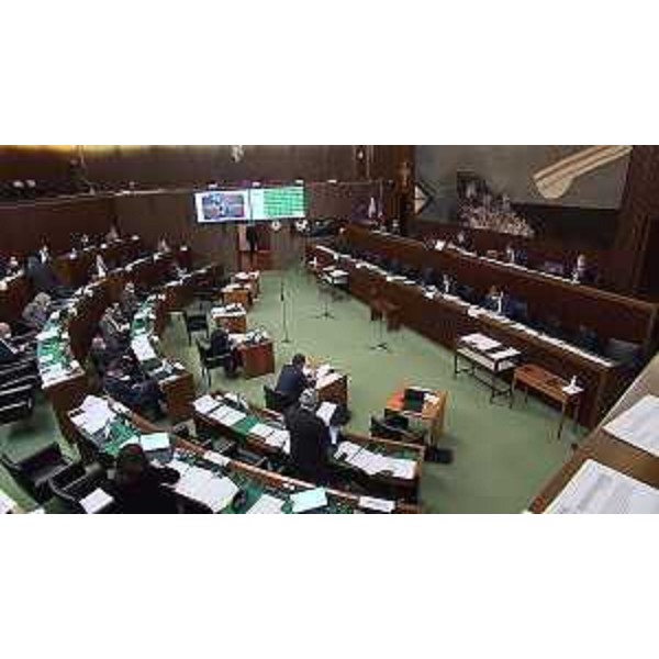 L'Aula durante i lavori - L'Aula durante i lavori