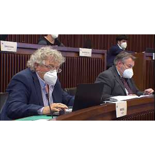 In primo piano Elia Miani (Lega) - In primo piano Elia Miani (Lega)