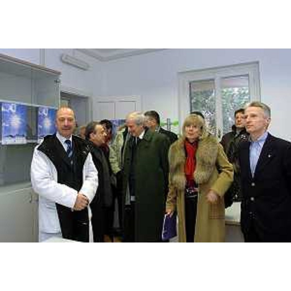 Riccardo Illy (Presidente Regione Friuli Venezia Giulia) all'inaugurazione del Polo Tecnologico di Gorizia (Gorizia, 22/02/05)