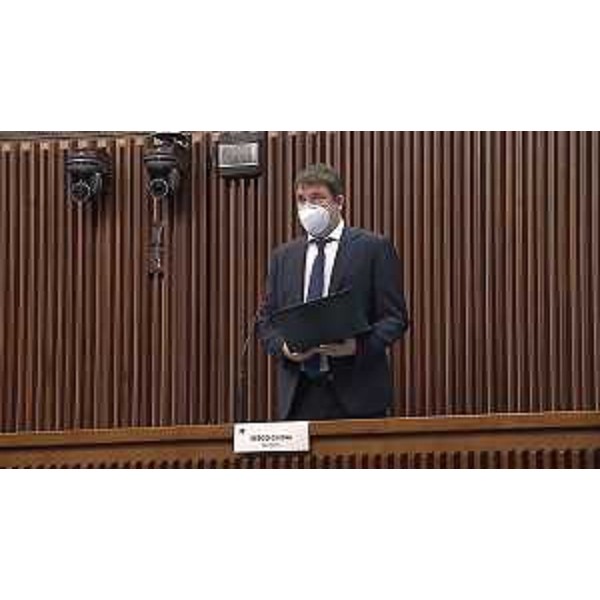 Andrea Ussai (M5S) in III Commissione consiliare - Andrea Ussai (M5S) in III Commissione consiliare