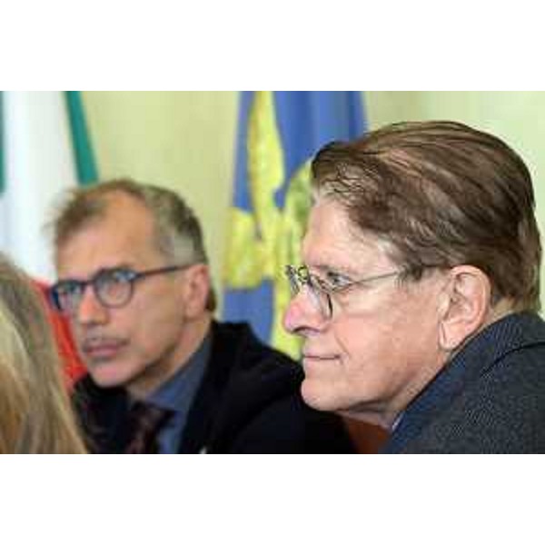 Il presidente del Corecom, Mario Trampus (a destra), con il presidente del Consiglio regionale, Piero Mauro Zanin - Il presidente del Corecom, Mario Trampus (a destra), con il presidente del Consiglio regionale, Piero Mauro Zanin