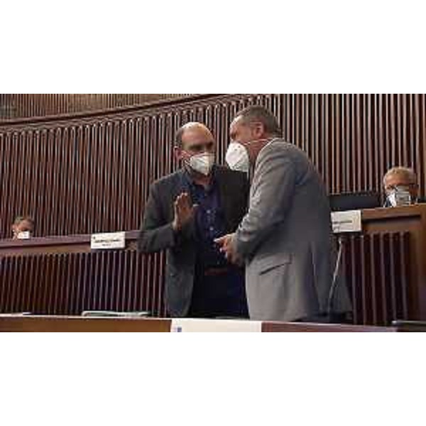 Cristian Sergo (M5S) e Giuseppe Nicoli (FI) - Cristian Sergo (M5S) e Giuseppe Nicoli (FI)