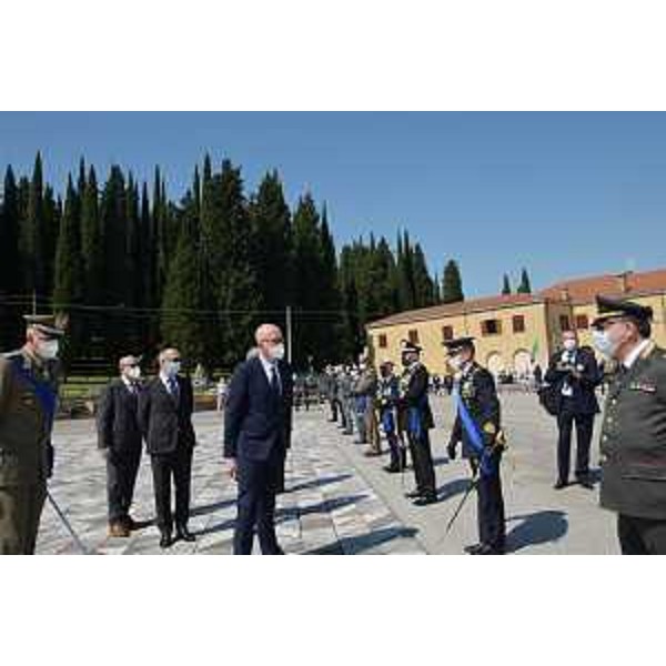 Una fase della cerimonia del 2 Giugno a Redipuglia - Una fase della cerimonia del 2 Giugno a Redipuglia