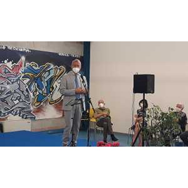 Il presidente del Consiglio regionale Fvg, Piero Mauro Zanin, durante il suo intervento a Ronchis - Il presidente del Consiglio regionale Fvg, Piero Mauro Zanin, durante il suo intervento a Ronchis