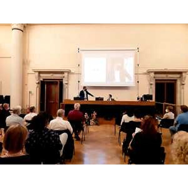L'assessore regionale alle Lingue minoritarie Pierpaolo Roberti interviene alla seduta generale di Aclif a Udine - L'assessore regionale alle Lingue minoritarie Pierpaolo Roberti interviene alla seduta generale di Aclif a Udine 