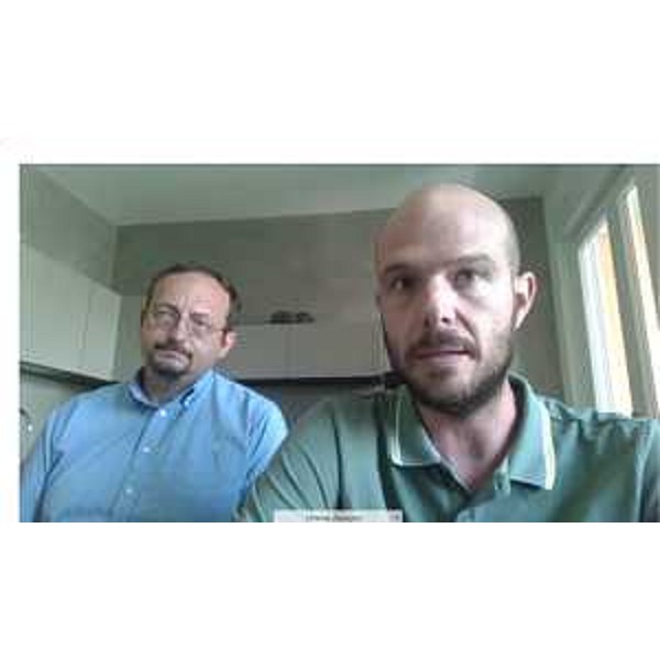 I firmatari Dario Tosoni e Simone Zavagno in videoconferenza - I firmatari Dario Tosoni e Simone Zavagno in videoconferenza