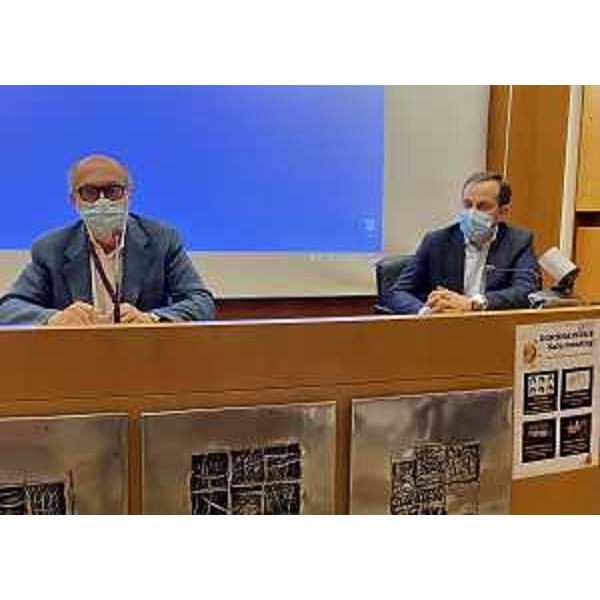 Il vicegovernatore della Regione Riccardo Riccardi durante il suo intervento alla cerimonia di donazione di due ecografi all'Asufc da parte del Rotary di Codroipo-Villa Manin - Il vicegovernatore della Regione Riccardo Riccardi durante il suo intervento alla cerimonia di donazione di due ecografi all'Asufc da parte del Rotary di Codroipo-Villa Manin