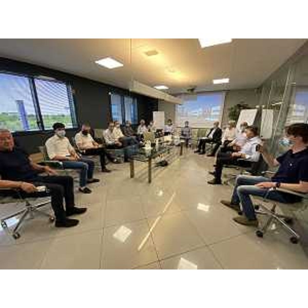 L'incontro con i vertici della Friulintagli a Prata - L'incontro con i vertici della Friulintagli a Prata