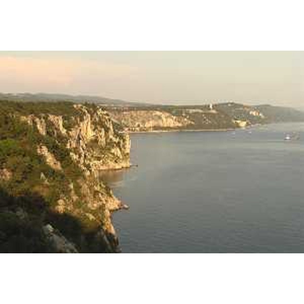 Le Falesie di Duino (Trieste) e la costa triestina viste dal Sentiero Rilke. Foto: Archivio del Corpo forestale regionale - Marco Pradella
