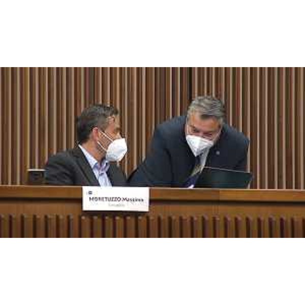 Massimo Moretuzzo (Patto per l'Autonomia) e Diego Bernardis (Lega) - Massimo Moretuzzo (Patto per l'Autonomia) e Diego Bernardis (Lega)