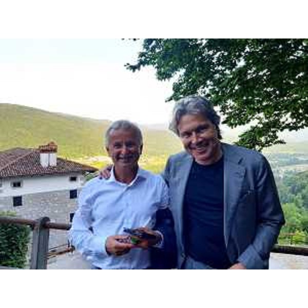 Il consigliere Giuseppe Sibau con l'assessore al Turismo, Sergio Emidio BIni (a destra) - Il consigliere Giuseppe Sibau con l'assessore al Turismo, Sergio Emidio BIni (a destra)