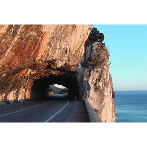 Galleria sulla Strada Costiera, verso Trieste. Foto: Archivio del Corpo forestale regionale - Marco Pradella