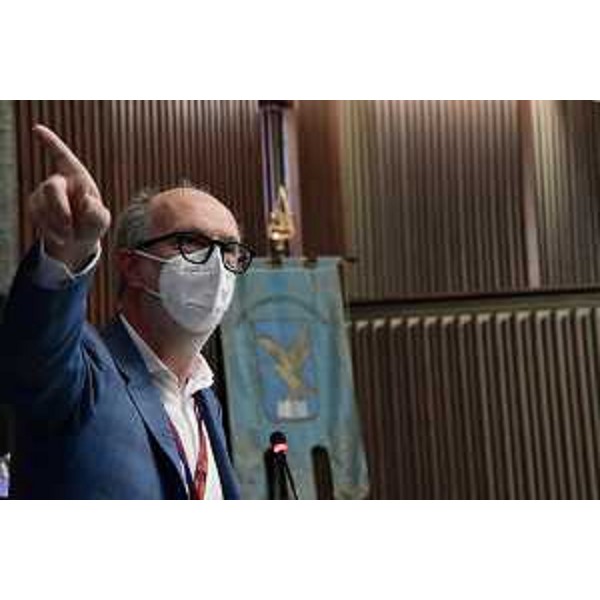 Il vicegovernatore Riccardo Riccardi nel corso della seduta odierna di Consiglio regionale - Il vicegovernatore Riccardo Riccardi nel corso della seduta odierna di Consiglio regionale