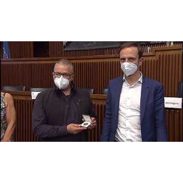 Fabio Tondat e il governatore Massimiliano Fedriga - Fabio Tondat e il governatore Massimiliano Fedriga