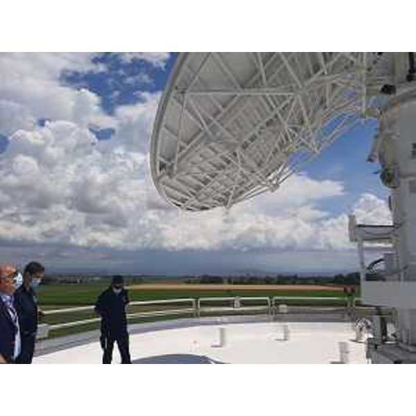 Il vicegvernatore Riccardo Riccardi nella postazione radar di Fossalon di Grado - Il vicegvernatore Riccardo Riccardi nella postazione radar di Fossalon di Grado