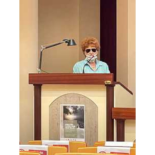 L'assessore regionale alla Cultura Tiziana Gibelli nel corso del convegno svoltosi a Pordenone - L'assessore regionale alla Cultura Tiziana Gibelli nel corso del convegno svoltosi a Pordenone