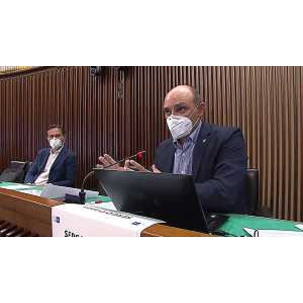 In primo piano, Cristian Sergo (M5S) - In primo piano, Cristian Sergo (M5S)