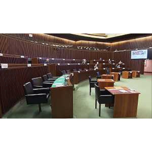 I consiglieri del Centrodestra durante l'esame della proposta di legge in III Commissione - I consiglieri del Centrodestra durante l'esame della proposta di legge in III Commissione