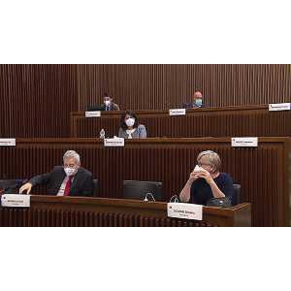 I banchi dei gruppi di Opposizione in III Commissione - I banchi dei gruppi di Opposizione in III Commissione