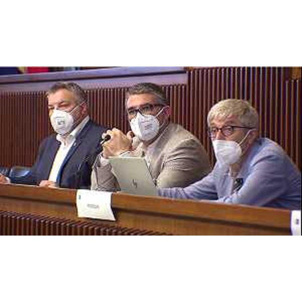 Il presidente della V Commissione consiliare, Diego Bernardis (Lega) e l'assessore regionale alle Autonomie locali, Pierpaolo Roberti - Il presidente della V Commissione consiliare, Diego Bernardis (Lega) e l'assessore regionale alle Autonomie locali, Pierpaolo Roberti