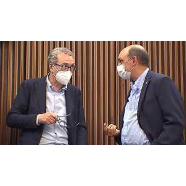 Sergio Bolzonello (Pd) e Cristian Sergo (M5S) - Sergio Bolzonello (Pd) e Cristian Sergo (M5S)