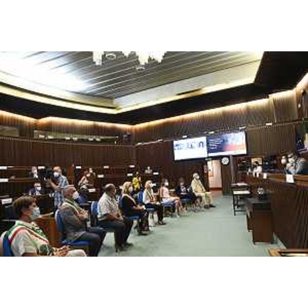 Lassessore regionale alle Autonomie locali Pierpaolo Roberti presente alla cerimonia di premiazione ELoGE - Lassessore regionale alle Autonomie locali Pierpaolo Roberti presente alla cerimonia di premiazione ELoGE 